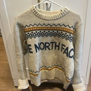 The North Face sweater men’s size small. Cotton and wool